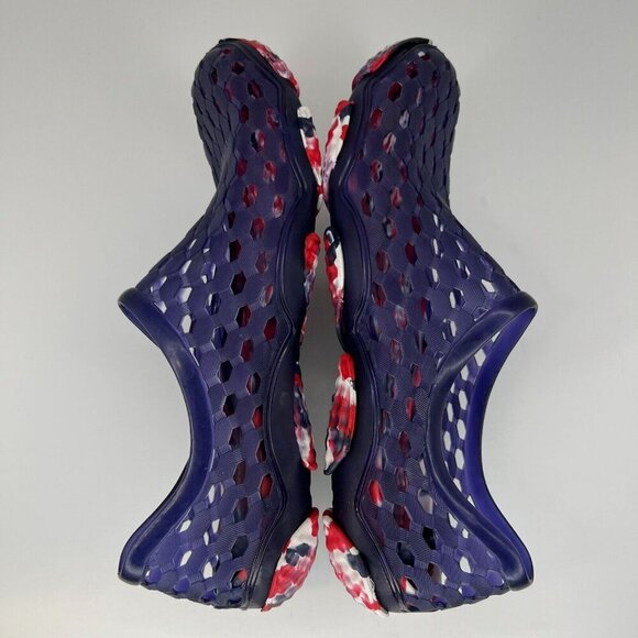 Beach Slip-On Purple/Blue with Red Sole Shoes Women's Size 11 Casual Lite Weight - Picture 6 of 9